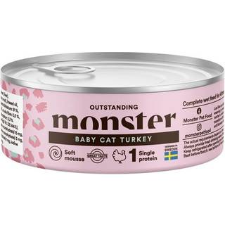 Monster Cat Baby Mousse Kalkun - 100 g