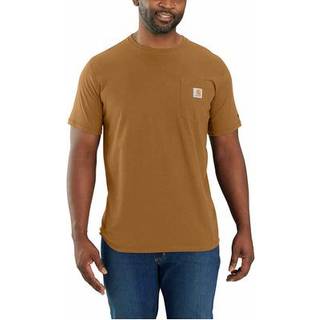 Carhartt t-Force shirt M, brun, pocket s/s 106652BRN-M