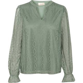 Cream Crdanika Ls Lace Blouse Bluser 10613029 Laurel Wreath (44)