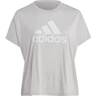 adidas Sportswear Future Icons Plus Size Winners 3.0 T-shirt - Medium Grey Heather / White - 1X