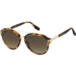 Marc Jacobs Mand MARC 585/S 2IK/HA Solbriller Acetat Havana Brun Rund Normal Skygge