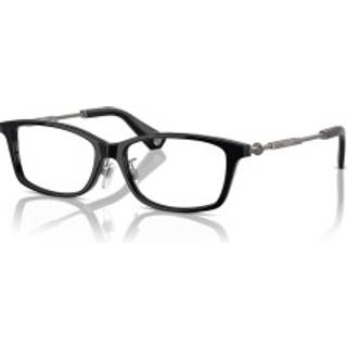 Burberry Mand BE2414D 3001 Optiske stel Acetat Sort Transparent Firkantet Normal