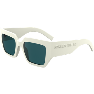 Karl Lagerfeld Kvinde KL6166S 105 Solbriller Bio-injekt Hvid Firkantet Normal