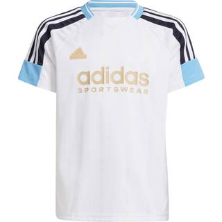 Tiro Nations Pack Kids T-shirt - White / Light Blue / Black / Hazy Beige - 128
