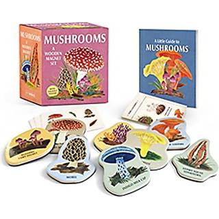 Mushrooms: A Wooden Magnet Set