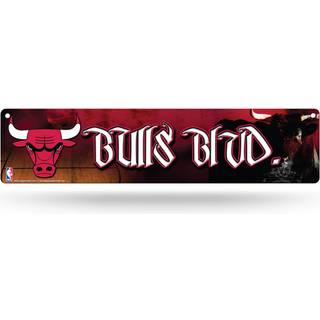 Rico Industries NBA Chicago Bulls 16-tommer plastik gadeskilt d? Cor