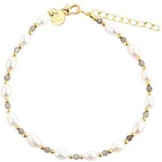 Armbånd Coast Smokey AQUA DULCE - forgyldt