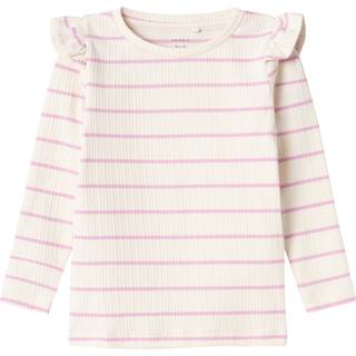 Name It Jet Stream/pastel Lavender Stribet Top