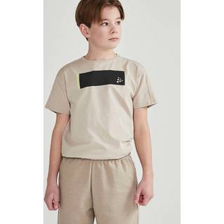 Arch Long printed Tee Jr - Brown