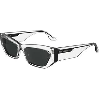 Karl Lagerfeld KL6160S 000 54 Solbriller Kvinder Krystalklar - Clear on Black - 54mm