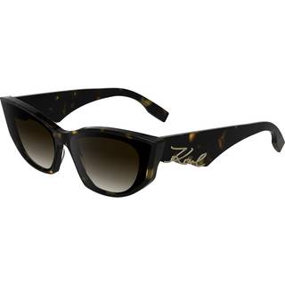 Karl Lagerfeld Kvinde KL6162S 242 Solbriller Acetat Havana Cat Eye Normal Skygge
