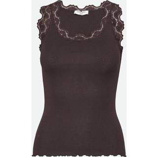 Silk Top Regular W/Vintage Lace
