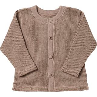 808 baby uld cardigan str. 74 - beige (På lager i butik)