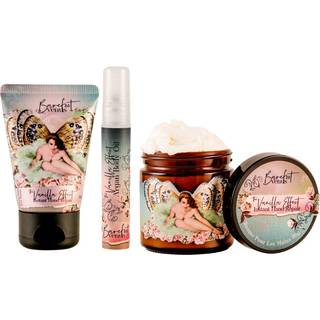 Barefoot Venus Vanilla Effect Bundle: Instant Hand Repair (3 Oz) Mini Instant Hand Repair (1 Oz) Argan Body Oil (0,27 oz)