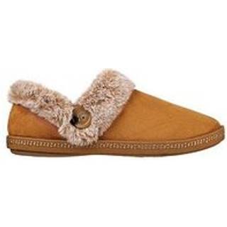 Skechers Skechers Brown Black Cozy Campfire Fresh Toast Wide FitSlippers