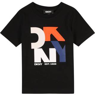 DKNY Drengenes T-shirt med korte ærmer Sort