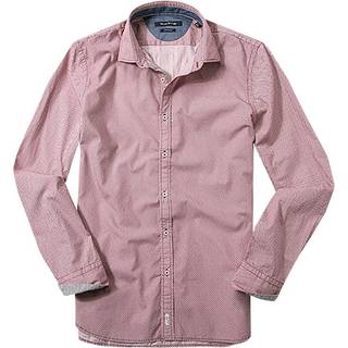 Marc O'Polo Herren Hemd rot gemustert