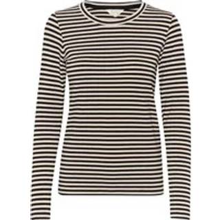 Part Two Emajapw Ts Toppe & T-Shirts 30307290 French Oak Stripe (SMALL)