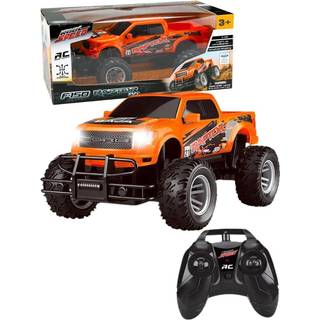 Ford F150 Raptor Fjernstyret bil med lys - orange 32 cm