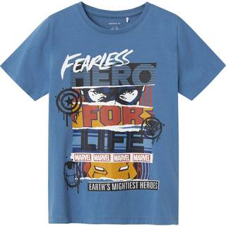 Name It Coronet Blue Marvel T-shirt - Str. 7-8y 122/128cm