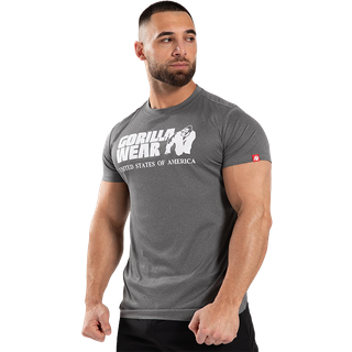 Classic Training T-Shirt, Grey Melange