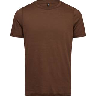JBS of Denmark Men T-shirt | 100% økologisk GOTS uld | Brun, størrelse XL