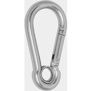 Karabinhage med øje 1852-Marine, rustfrit stål, Ø6 mm, 60 mm