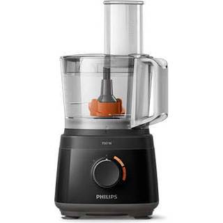 Philips HR7320/10 Kompakt foodprocessor 700 W, 19 funktion, 2-i-1-skive - Sort
