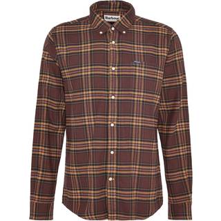 Barbour Drumhill Tailored Checked Shirt - Brown - Herre