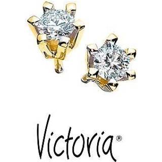 Scrouples - Victoria ørestikker i 14kt. guld m. 0,10ct. TW/SI