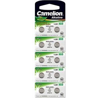 Camelion Knapcellen, Batterien til ur LR63 / AG0 / LR521 / 379 / SR521W 10er Blister