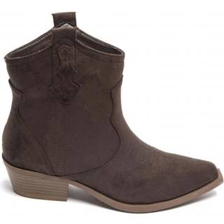 Vanessa Dame cowboystøvler 9653A - Brown - 37
