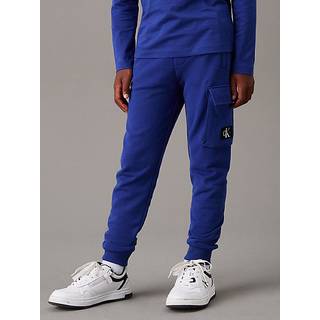 Relaxed Cargo Joggers - Blue - 14