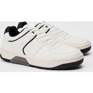 Mens Contrast Piping Chunky Trainer In Black