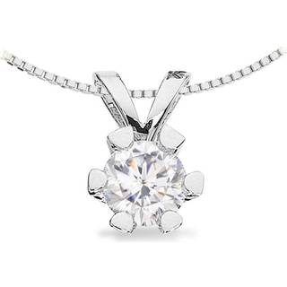 Vida vedhæng 14 kt. hvidguld med brillant 0,50 ct.