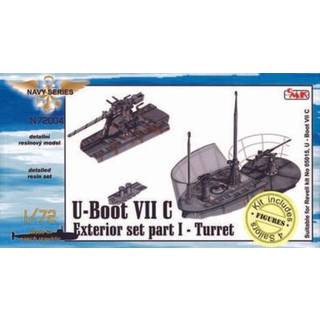 U-Boot Typ VII C Au��endetails I Turm f��r Revell-Bausatz