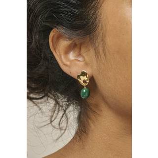 Enamel Copenhagen - Aida øreringe - Petrol Green