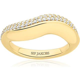 Sif Jakobs - Glorenza ring i 18 karat guldbelagt sølv - r2483-cz-yg