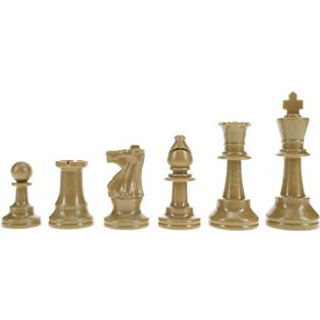 Vi spil farver lyse plastik staunton turnering skak stykker med 3,75 tommer. Konge - halv skak s?t skakstykker kun guld