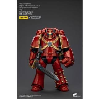Warhammer The Horus Heresy Action Figure 1/18 Thousand Sons Legion MK IV Tactical Squad Sergeant with Power Fist 12 cm