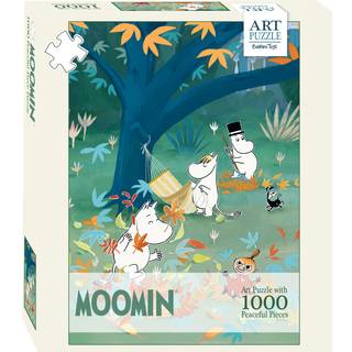 Mumi 1000 brikker puselspil - i skoven