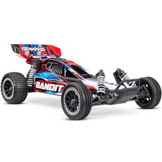 Traxxas 24254-8 Bandit 2WD 1/10 RTR TQ EHD USB-C Charger/ 7 cell NiMH 3000mAh - Red