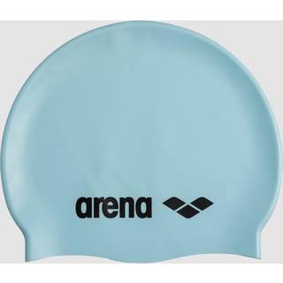 Arena badehætte - Classic Silikone - Lyseblå/sort