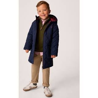 Crew Clothing Crew Clothing Blue Hooded Quilt Jacket