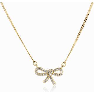 BOW TIE NECKLACE | GOLDEN