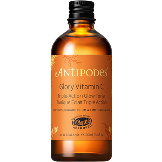 Antipodes Glory Vitamin C Triple-Action Glow Toner Rensende toner for jævn hudtone 100 ml - 100 ml