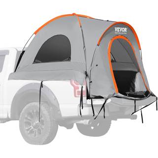 VEVOR TRUCK BEDT TELT 5.5'-6 'Pickup Truck Telt med b?repose Vandt?t PU2000mm Dobbeltlags lastbiltelt til camping Rummer 2-3 person til camping,