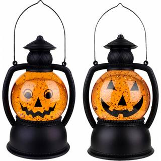 Leuchtende Halloween Kürbis Wasserkugel Laterne 20cm