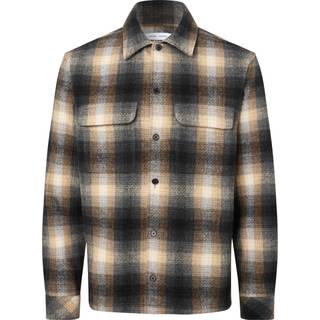 Samsøe Samsøe - Sacastor X H Overshirt - Overgangs jakker til mænd - Petrified Oak Ch. - XXL