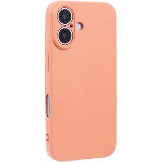 EIDERWOOD iPhone 16 Mat Fleksibel Plastik Bagside Cover - Orange